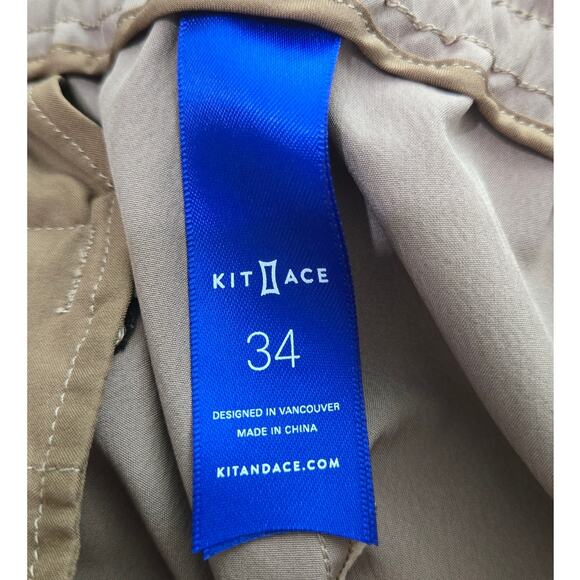 Kit & Ace Tan Activewear Pants Men's 34 - Picture 6 of 7